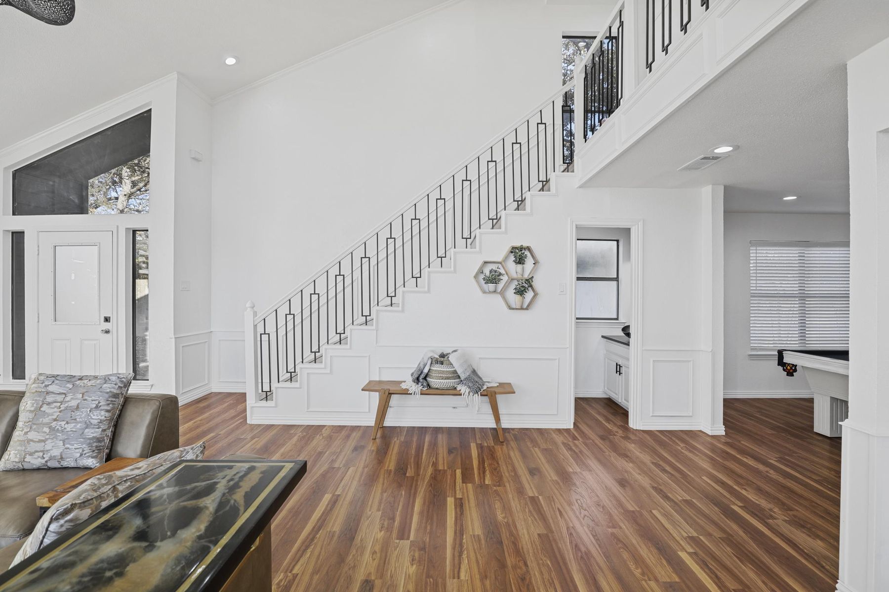Entry and staircase